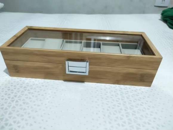 Coffret De Rangement Pour 6 Montres - Boîte à Montres En Simili Cuir Beige