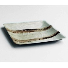 Square Large Plate Palm Leaf Natural TakeAway 100 pcs