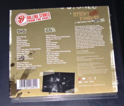 THE ROLLING STONES FROM THE VAULT STICKY FINGERS LIVE CD + DVD IM DIGIPAK NEU - Bild 2 von 4