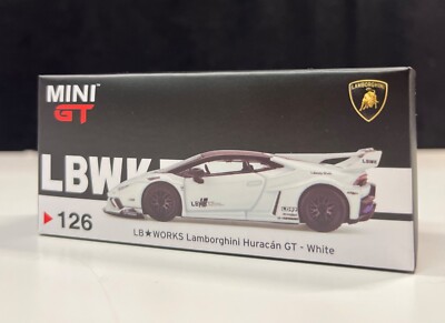 LB WORKS ランボルギーニ·フラカンGT - ホワイト　126 mini gt 1/64 LB WORKS, Lamborghini Huracán GT-White #126 | eBay