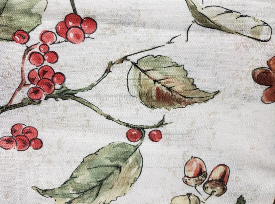 Printed Fabric Tablecloth,60"x84" Oblong(8-10 ppl)FALL LEAVES,ABSTRACT AUTUMN,BM - Image 4 of 4