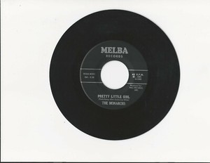 Monarchs on Melba  "Pretty Little Girl"  Terrific R&B Doo Wop
