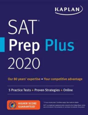 SAT Prep Plus 2020: 5 Practice Tests + Proven Strategies + Online (K - VERY GOOD