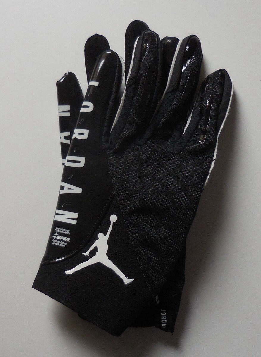 セール‼️JORDAN VAPOR KNIT 4.0 GLOVE BLACK M Nike Jordan Vapor Knit 4.0 Football Gloves Men Black/Black/White