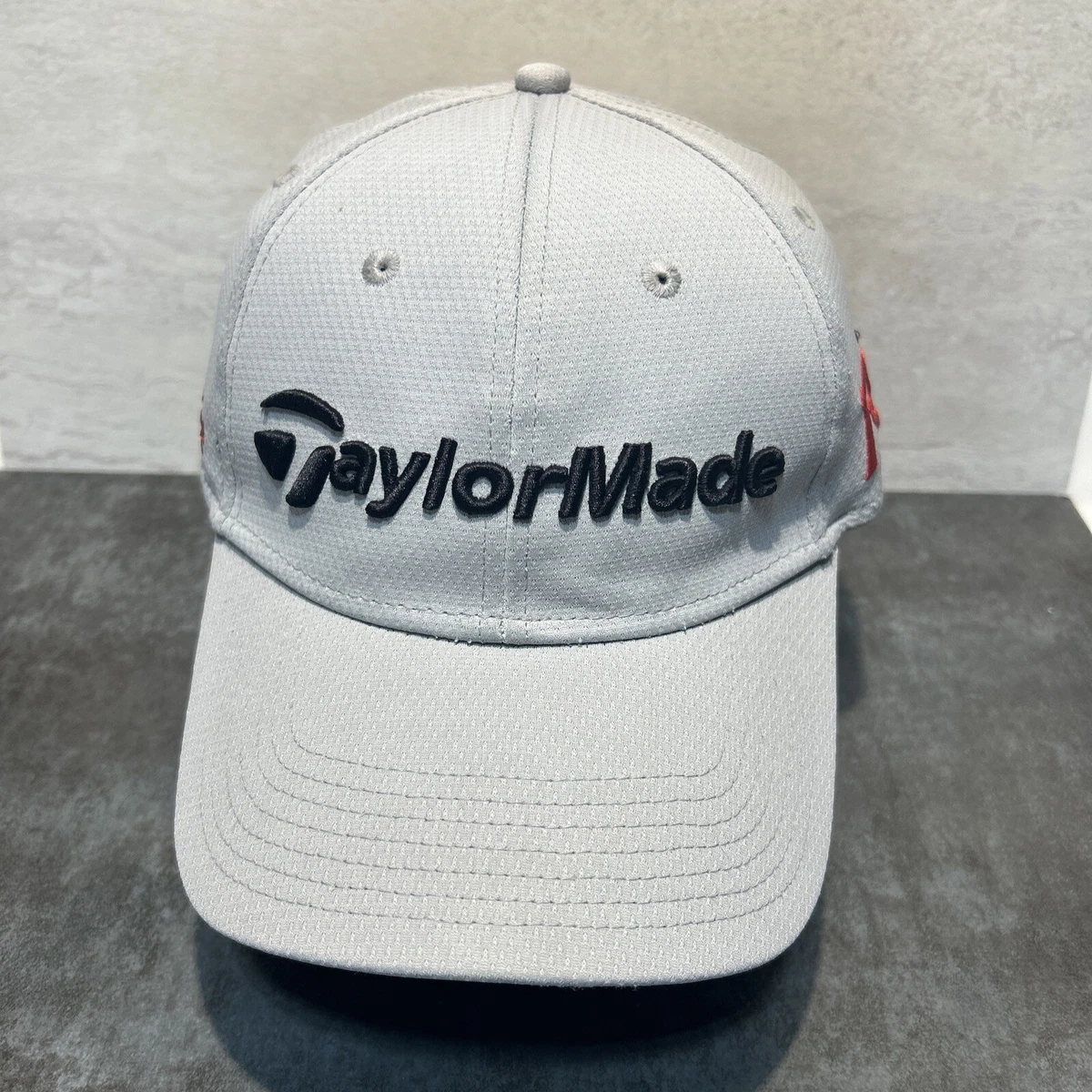 TaylorMade Golf A-Flex Stretch Fit Hat Size L/XL Gray