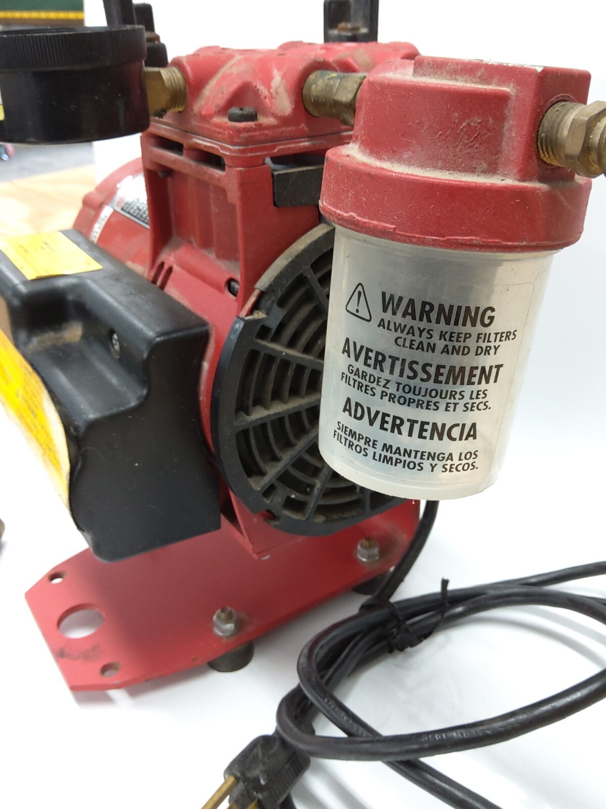 MILWAUKEE VACUUM PUMP 49500200 see description (USED NOT TESTED) eBay
