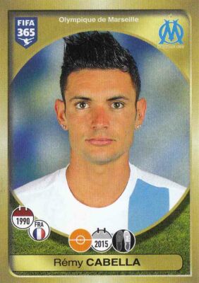 Panini Sticker FIFA 365 2017 No. 158 Remy Cabella Olympique De Marsaille NEW PRODUCT