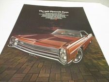 1968 Plymouth Fury, Sport Fury, VIP Original Sales Brochure