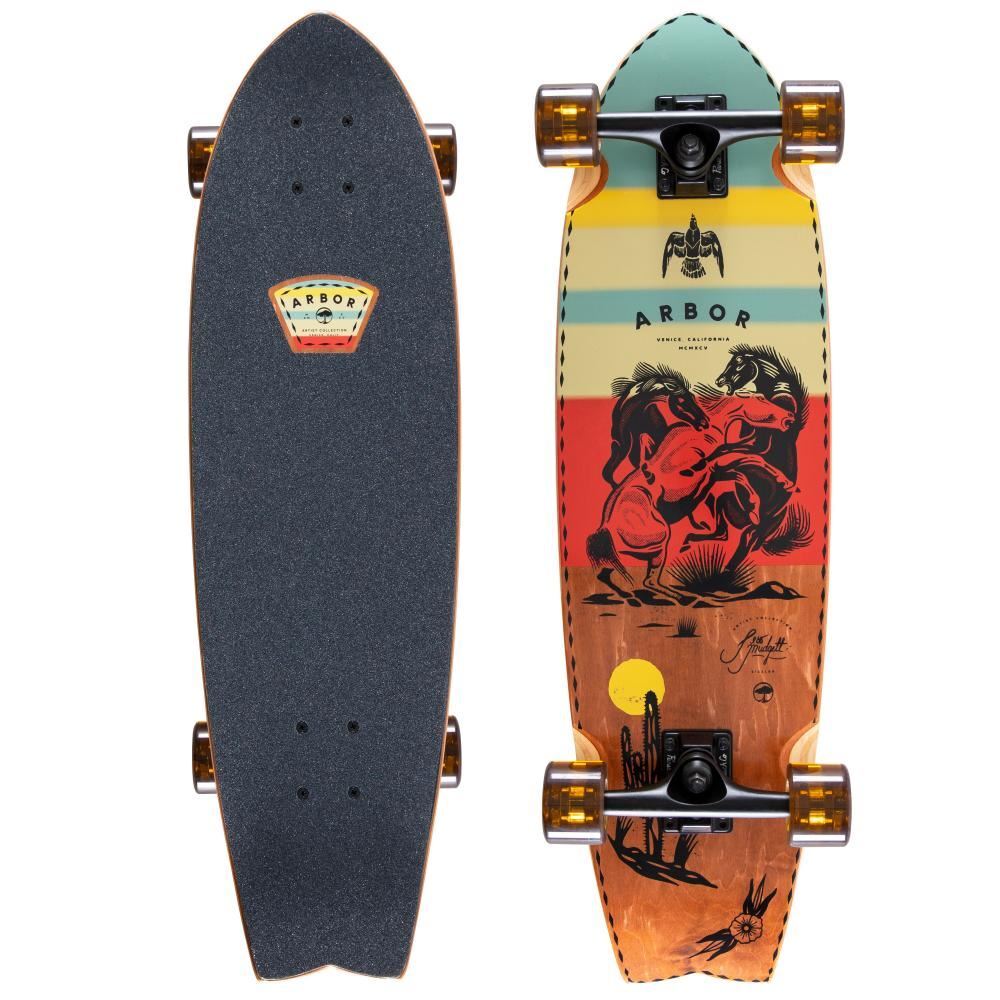 Arbor Cruiser Complete Jess Mudgett Sizzler Complete Longboard - 8.625"" x 30.5""