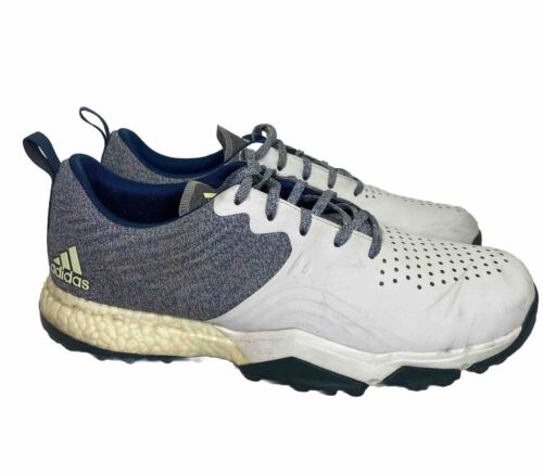 ADIDAS ADIPOWER BOOST F34193 Men's Golf Shoe WHITE/GREY Sz US 9.5 UK 9 EU43.5 - Bild 2 von 14