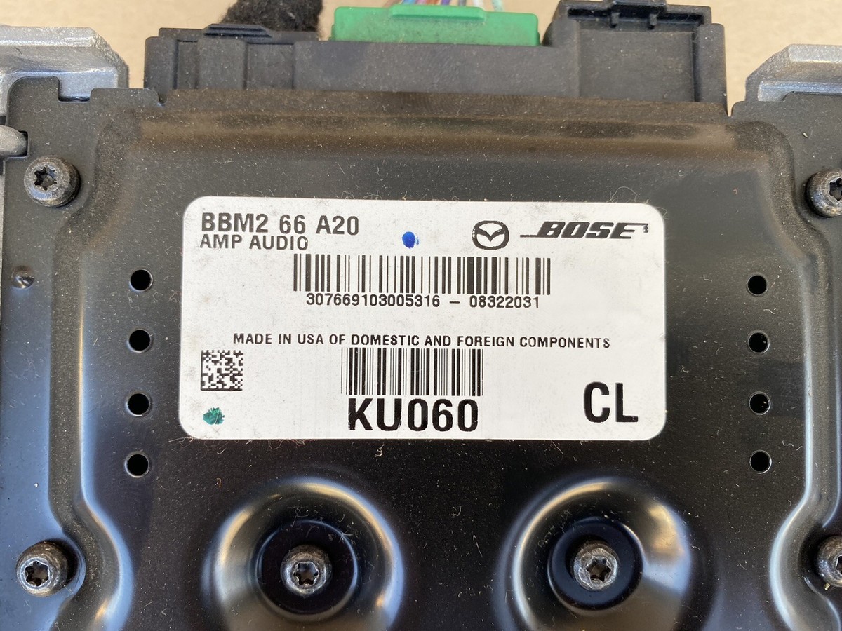 2009-2013 Mazda 3 Mazda3 OEM BOSE Sound Radio Amplifier BBM2 66