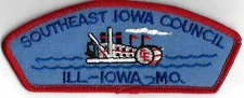 Southeast Iowa Council CSP Ill.-Iowa-M.O. RED Bdr. [MX-6216]