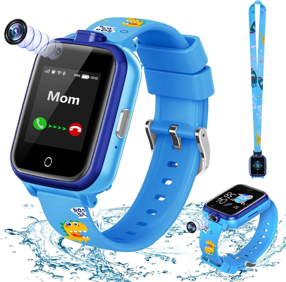 4G Smartwatch Kinder Smart Watch Armbanduhr Geschenk mit GPS-Tracker MusikPlayer - Bild 3 von 4