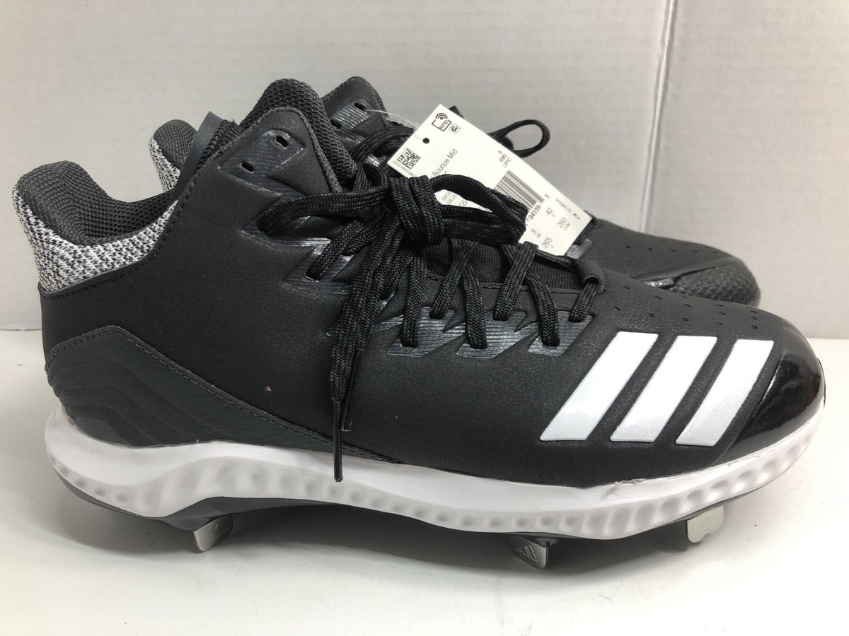 Adidas Icon Bounce Mid Metal Baseball Cleat CG5179 US Men display picture 2