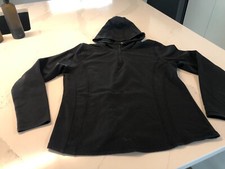 Champion Womens XL Black Athletic Hoodie Hooded Sweatshirt