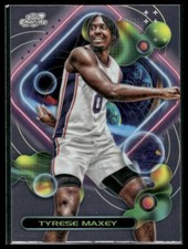 2023-24 Topps Chrome Cosmic #96 Tyrese Maxey