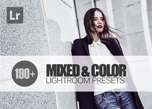 195 Mixed & Color Lightroom Presets Contemporary Classic & Vintage Styles Modern