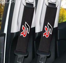 2 pezzi coprispalle copri cintura di sicurezza Seat FR nero bianco Seat Leon Ibiza Arona FR