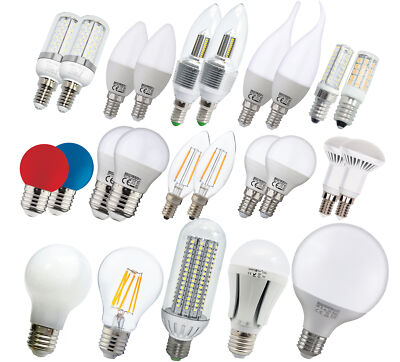 E14 E27 LED Birne Sparlampe Lampe Lampen Leuchtmittel Gluehbirne Große Auswahl