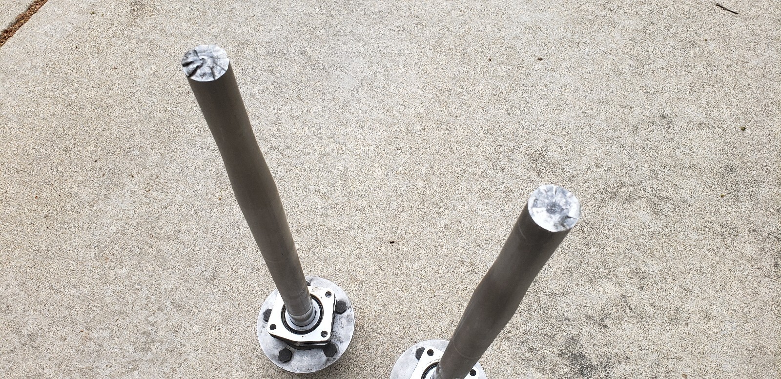 Used Broken Strange Axles with C clip Eliminators 12 bolt Chevrolet