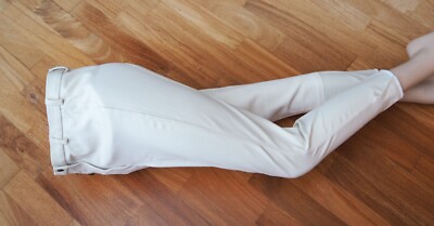 Reithose Reiterhose Gr. 40 L, 80 Turnierhose Baumwolle Vollbesatz creme weiß neu