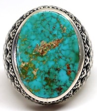 Anello in argento 925 fatto a mano turchese