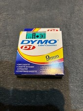 DYMO Authentic D1 Labels 40919 Black Print on Green Tape 9mm x 7m Self-Adhesive