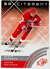 2001-02 SPx #75 STEVE YZERMAN Detroit Red Wings Hockey Card
