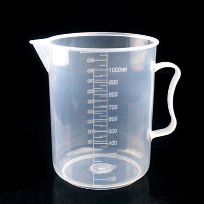 500/1000ml Large Measuring Cup Transparent Jug Tool Kitchen Beaker Plastic
