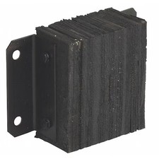 Dock Bumper, 10X4-1/2X8-1/2 In., Rubber,  3Kr36