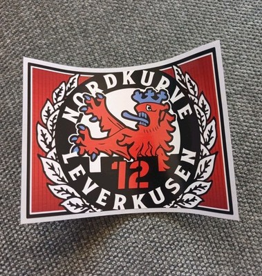 AUFKLEBER ULTRAS FANS BAYER LEVERKUSEN NORDKURVE 