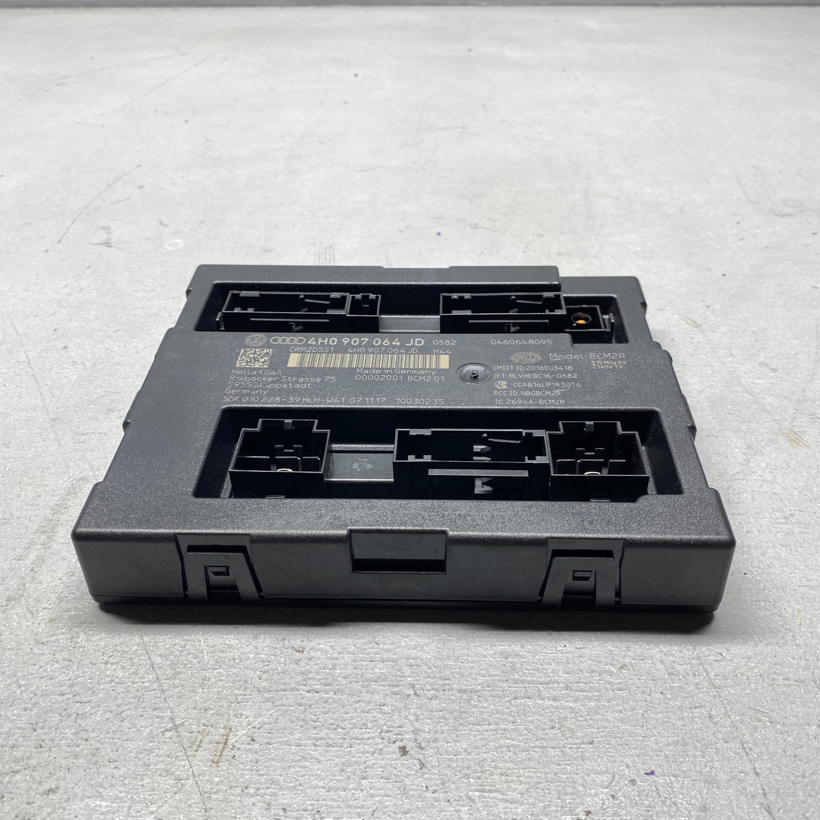 2018 Lamborghini Huracan Body System Control Module 4H0907064JD