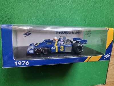 Spark 1:43 Tyrrell P34 Sixwheeler Jody Scheckter Winner GP Sweden 1976 Neu OVP