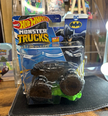 Hot Wheels Monster Trucks DC Batman 1:64 Diecast Monster Truck 2024 Black