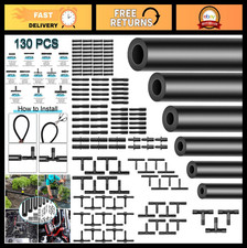 High-Performance Silicone Vacuum Hose Kit 6PCS 5FT 1/8"-3/8" ID, 130PSI, Connect