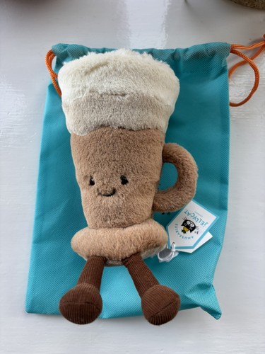 Jellycat Original Amuseables Latte Brandneu mit Etikett
