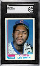 1982 Topps Lee Smith #452 Rookie Card SGC 8. rookie card picture