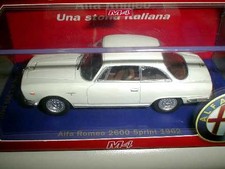 Alfa Romeo 2600 Sprint 1/43 Diecast White Model Rare [Age 13+]