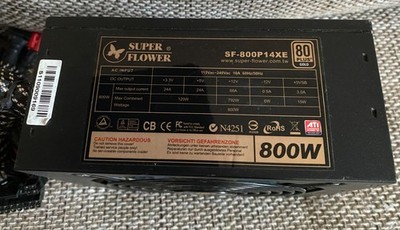 Super Flower SF-800P14XE 80 Plus Gold 800W Pc Netzteil