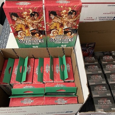 One Piece TCG Starter Deck ST-30 Luffy and Ace English Sealed Box EX NEW IN HAND