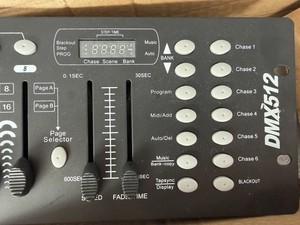 DMX-192 DMX512 512-Channel DMX Stage Lighting Controller, Blackout, Sound