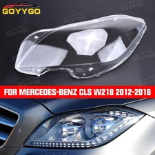 Links Auto Scheinwerfer Linsen Abdeckung Shell für Mercedes-Benz CLS W218 12-16