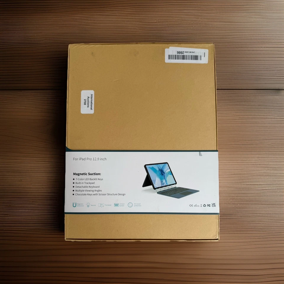 Magnetic Keyboard Case For IOS 12.9 Inch , Gray - Image 3 of 4