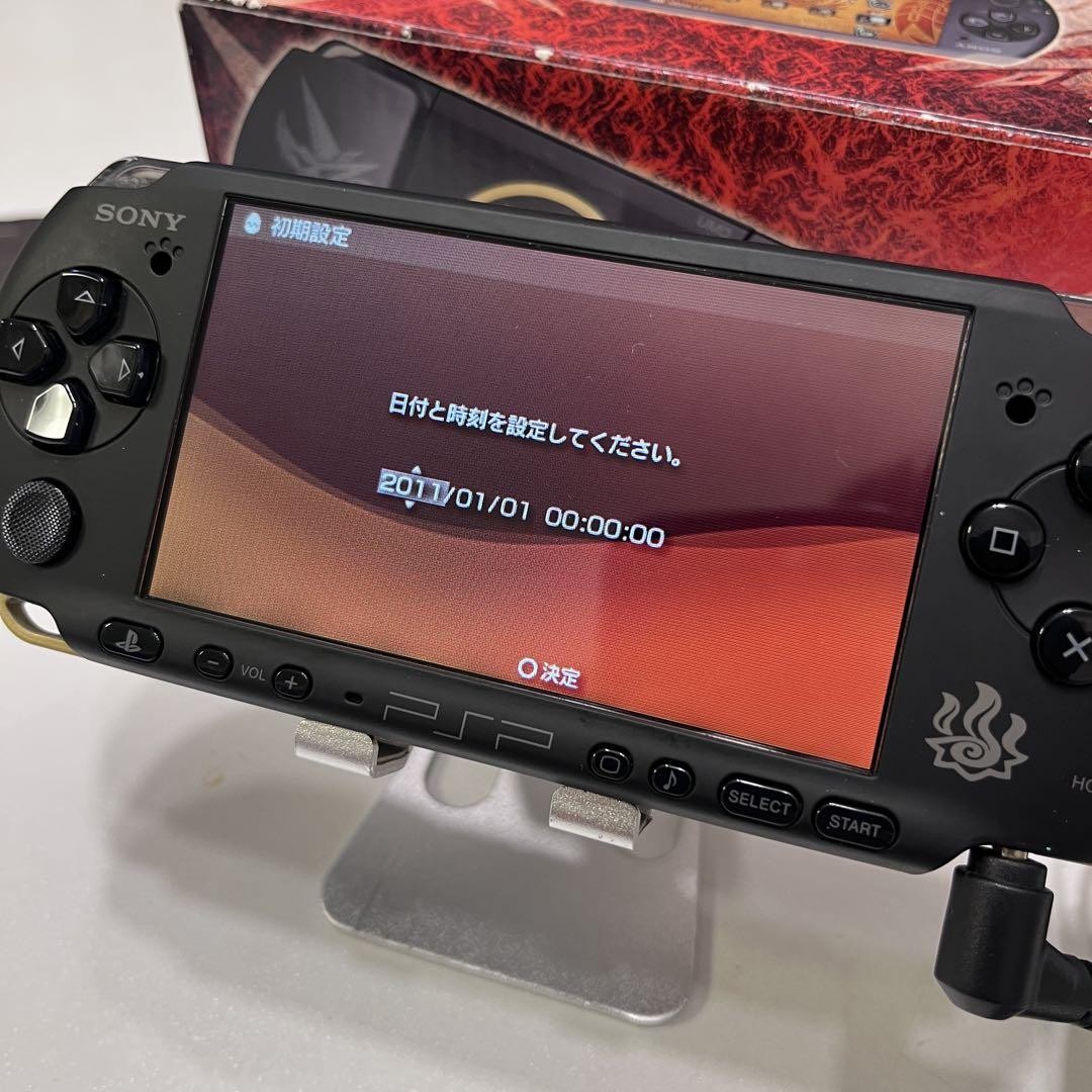 SONY PSP-3000MHB PlayStation Portable Monster Hunter Model