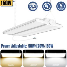 150Watt LED Linear High Bay Shop Light Commercial Fixture Adjustable CCT 150LM/W