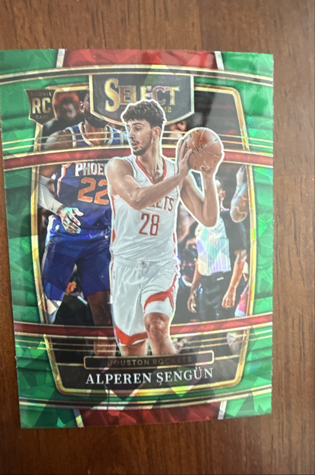 2021-22 Panini Select - Concourse Alperen Sengun Green Ice Prizm (RC) Rockets