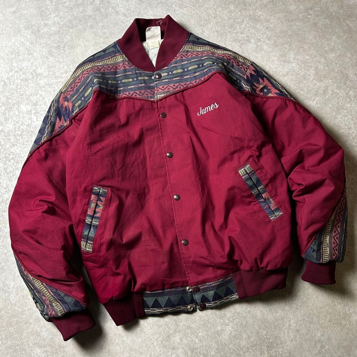 Ultra Rare 90s Native Pattern Panel Switch Award … - image 2