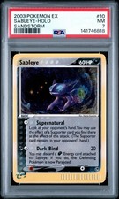 2003 POKEMON EX SANDSTORM #10 SABLEYE HOLO PSA 7 10/100 NM RARE FOIL Graded on eBay