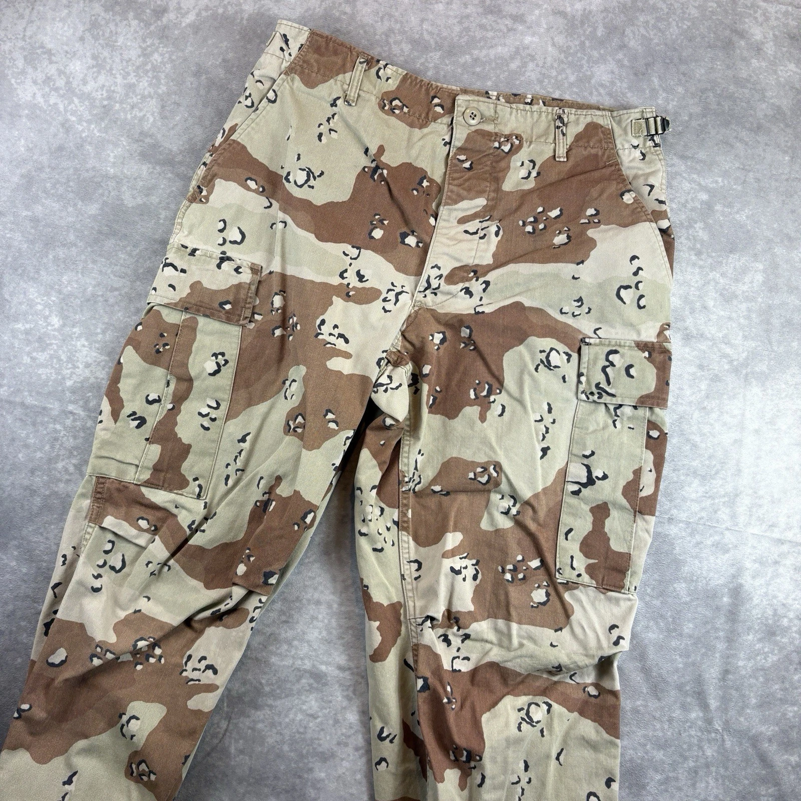 Vintage US Army Pants Mens M (33x27) Regular Beige Desert Camo