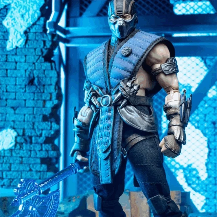 JM Toys ZK001 1/12 Ninja Sub Zero Saibot 6" Figuras de Acción Coleccionables Modelo Nuevo Foto 2 de 4